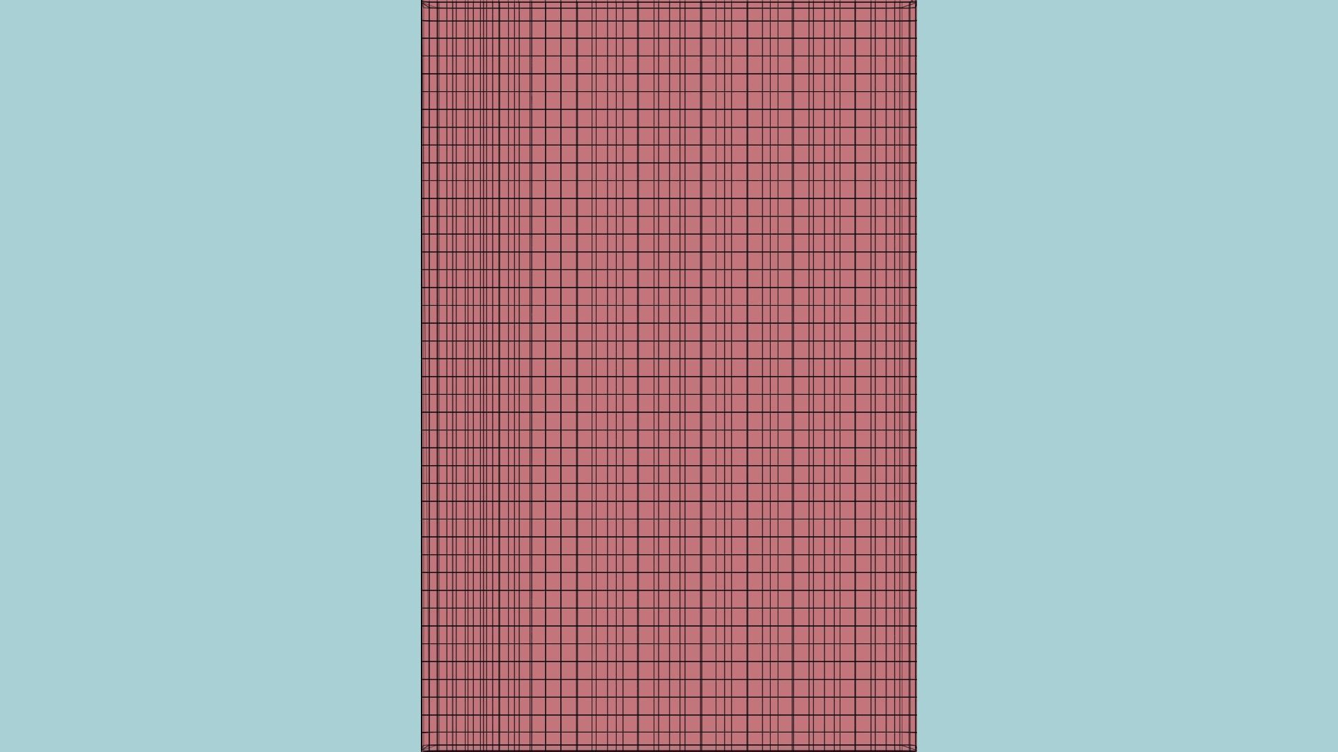 Newspaper A04 - Blank Mock Up Basic Template Low-poly 3D model_12