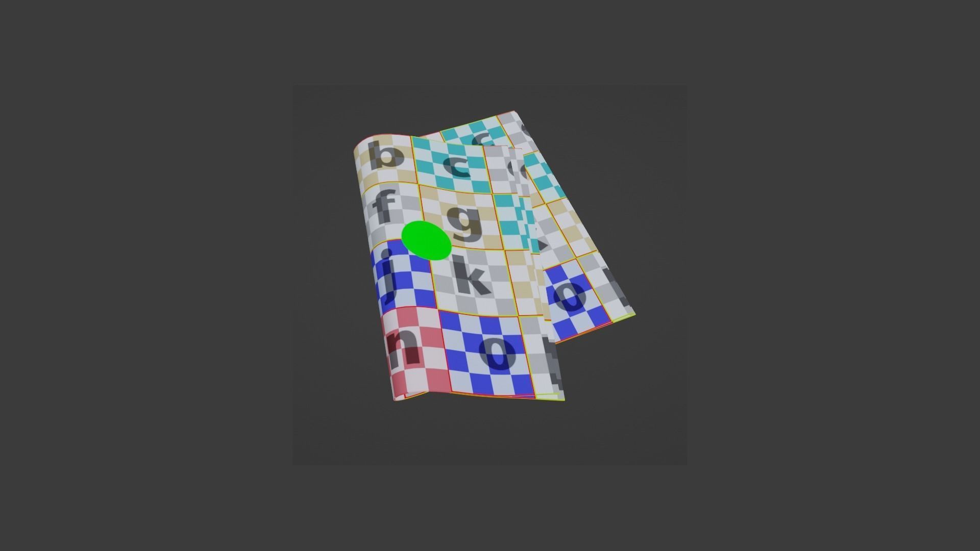 Newspaper A04 - Blank Mock Up Basic Template Low-poly 3D model_2