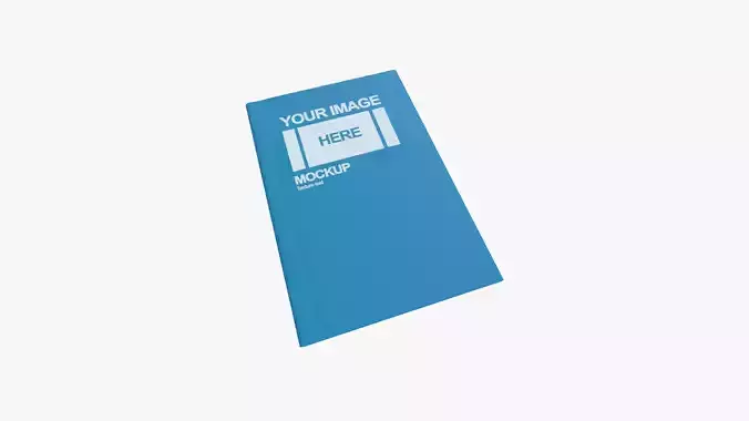 Newspaper A05 - Blank Mock Up Basic Template Low-poly 3D model