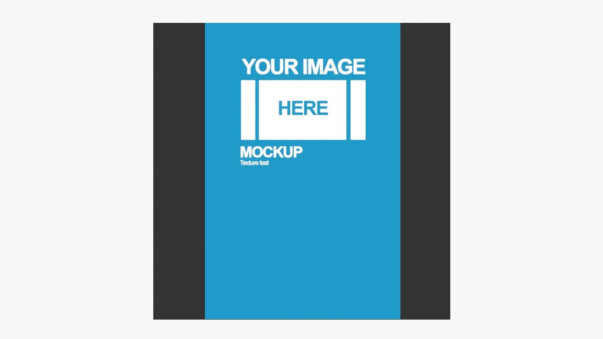 Newspaper A05 - Blank Mock Up Basic Template Low-poly 3D model_2