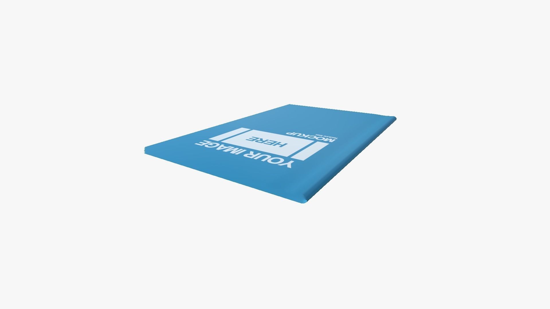 Newspaper A05 - Blank Mock Up Basic Template Low-poly 3D model_8