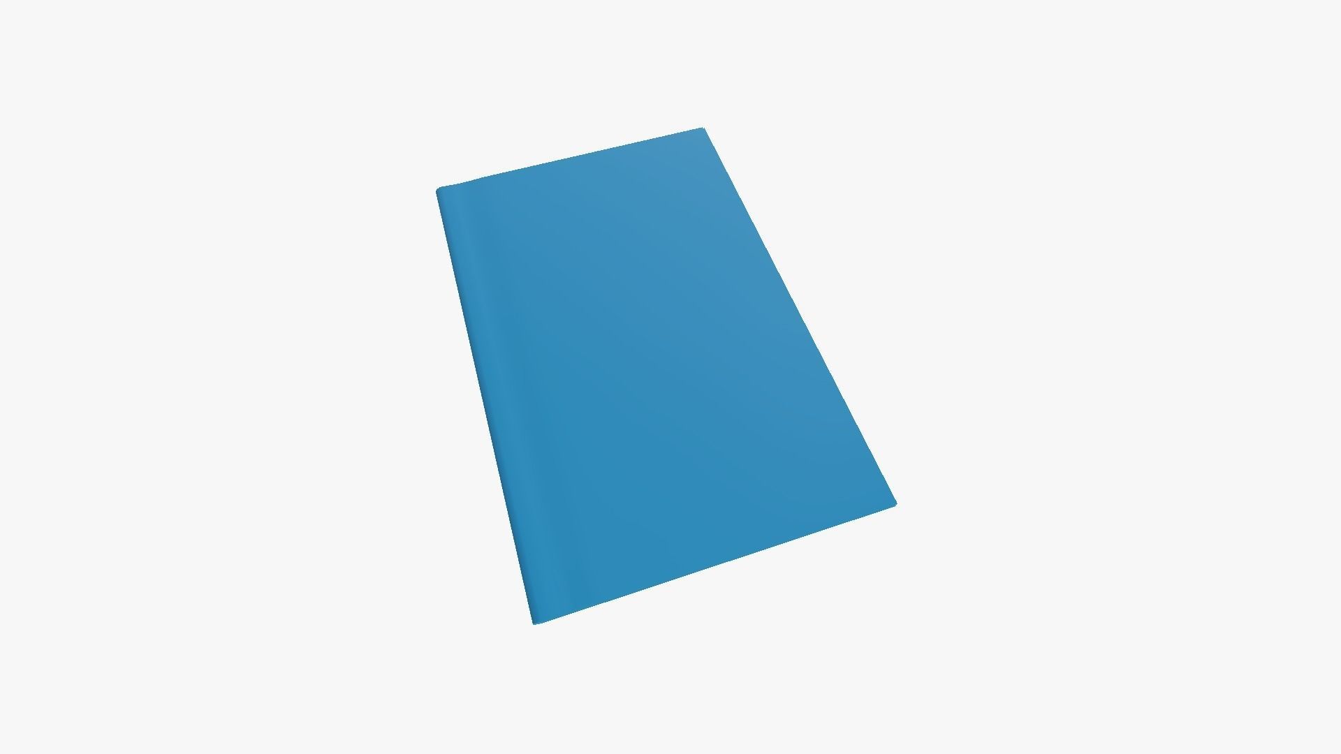 Newspaper A05 - Blank Mock Up Basic Template Low-poly 3D model_4