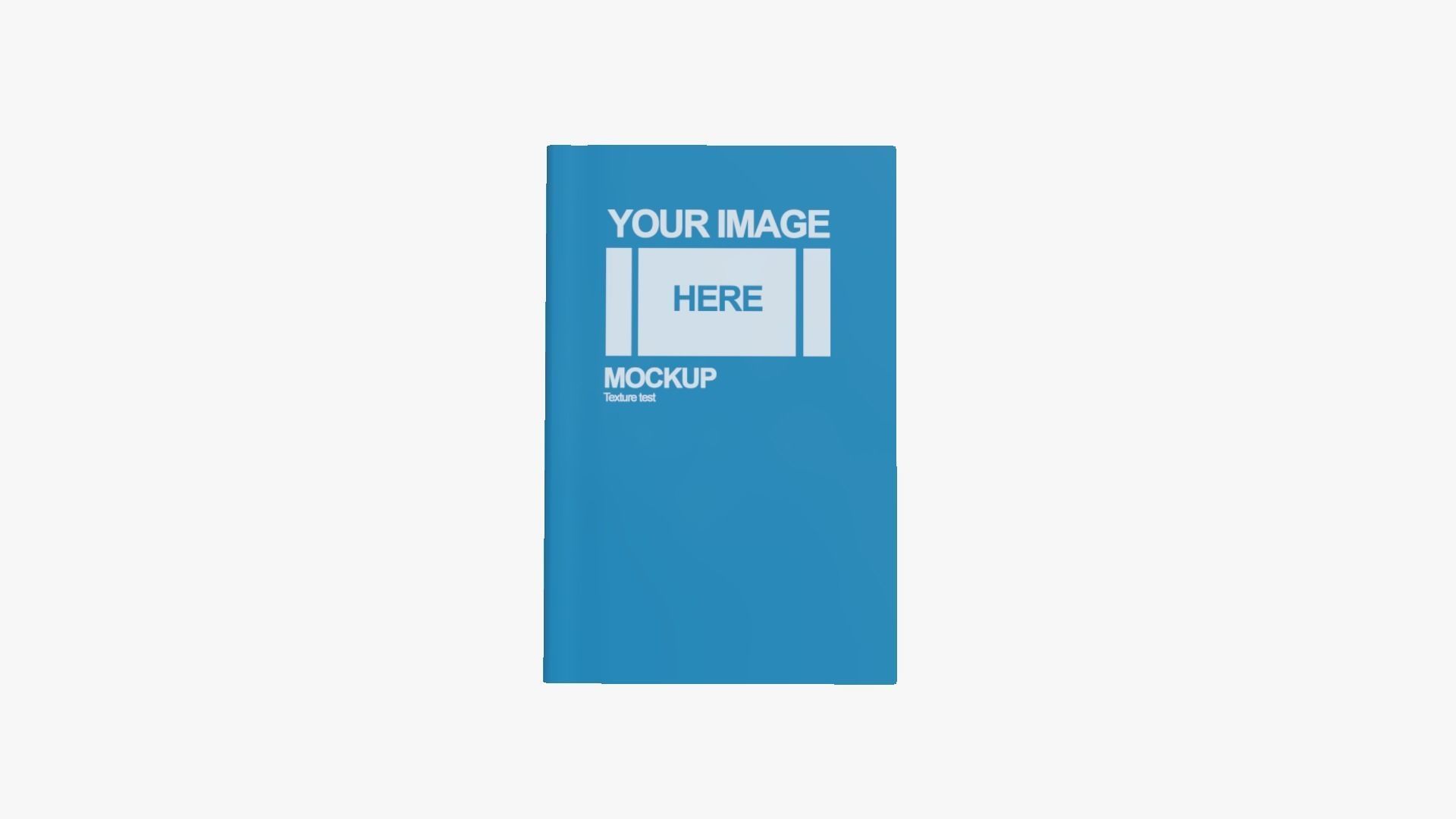 Newspaper A05 - Blank Mock Up Basic Template Low-poly 3D model_5