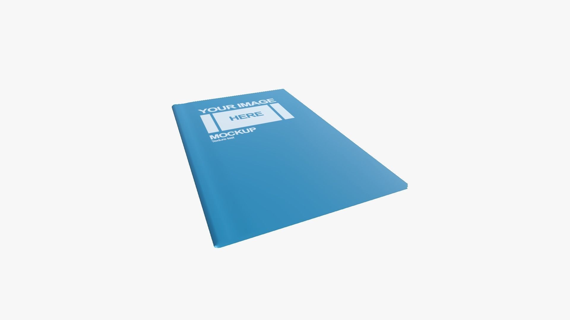 Newspaper A05 - Blank Mock Up Basic Template Low-poly 3D model_7