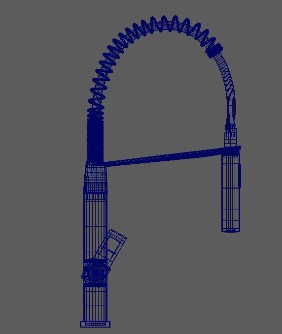 Grohe Product-faucet-SINGLE LEVER SINK MIXER Low-poly 3D model_4