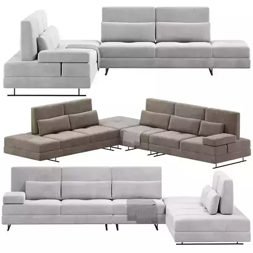 Mony Open Corner sofa by lazzoni