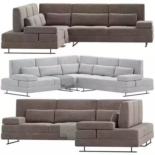 Mony Corner Sofa by lazzoni