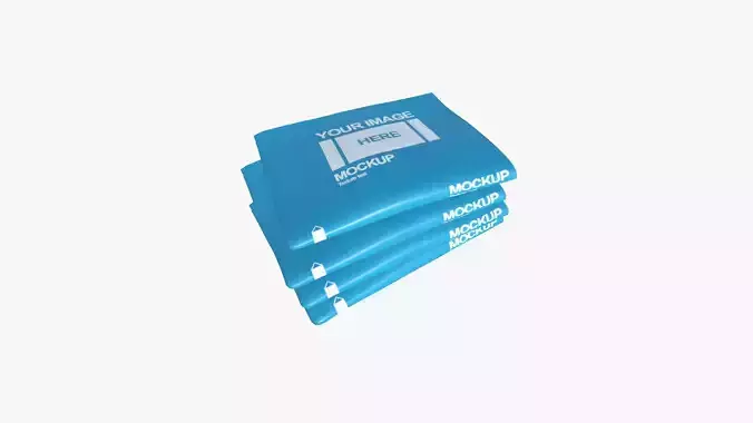 Newspaper A06 - Blank Mock Up Basic Template Low-poly 3D model