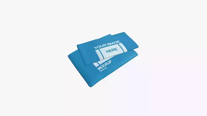 Newspaper A07 - Blank Mock Up Basic Template Low-poly 3D model