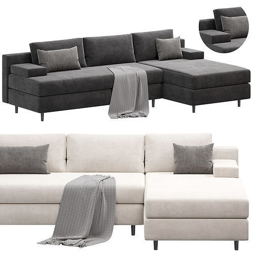  Kema Corner Sofa by lazzoni 3D model