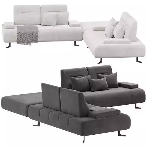 Panna Corner Sofa by lazzoni