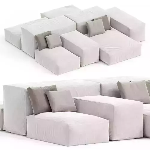 Extrasoft sofa 3d model 