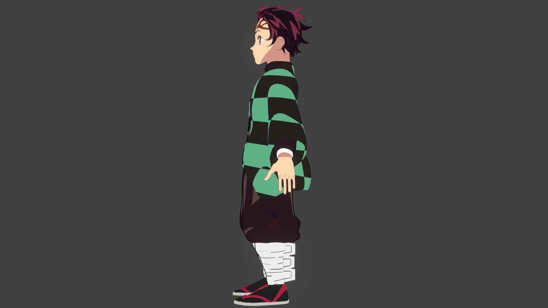 Demon Slayer Tanjiro Kamado 3D model_1