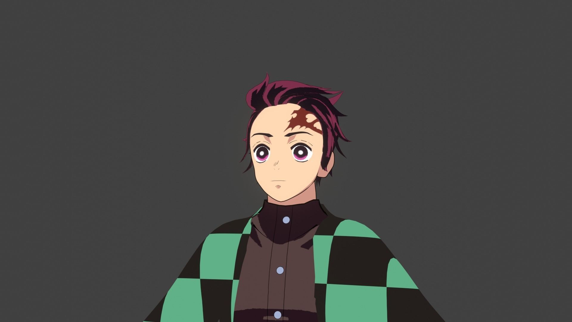 Demon Slayer Tanjiro Kamado 3D model_5