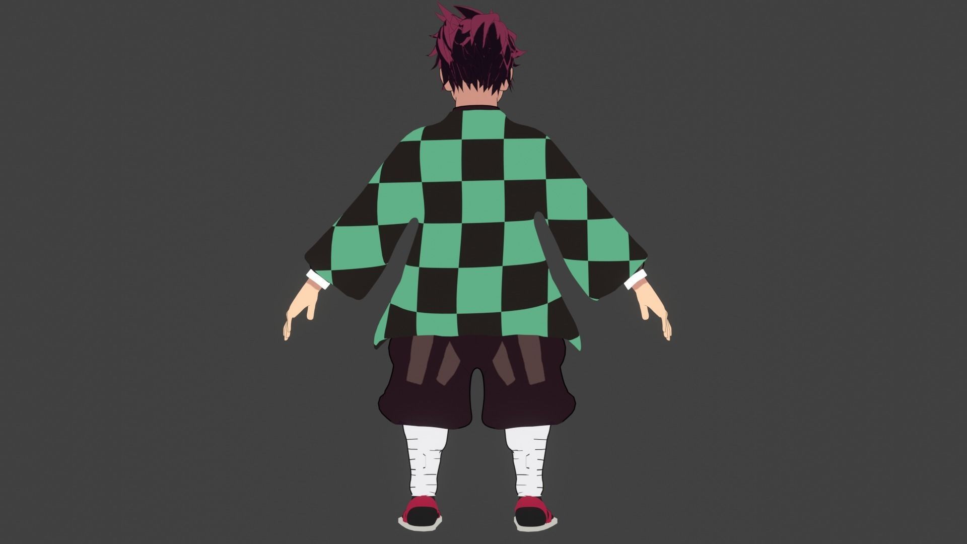 Demon Slayer Tanjiro Kamado 3D model_2