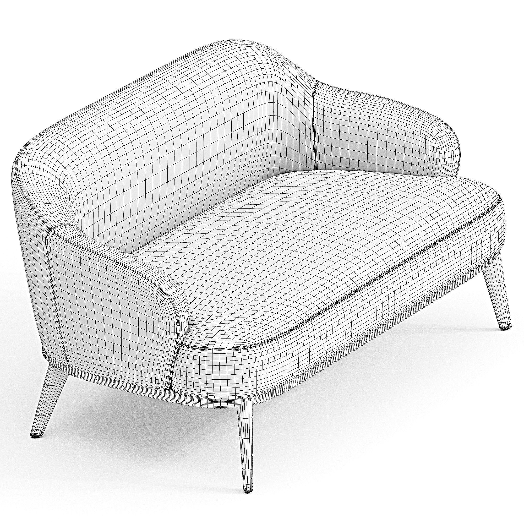 Leslie Sofa 3d model  3D model_1