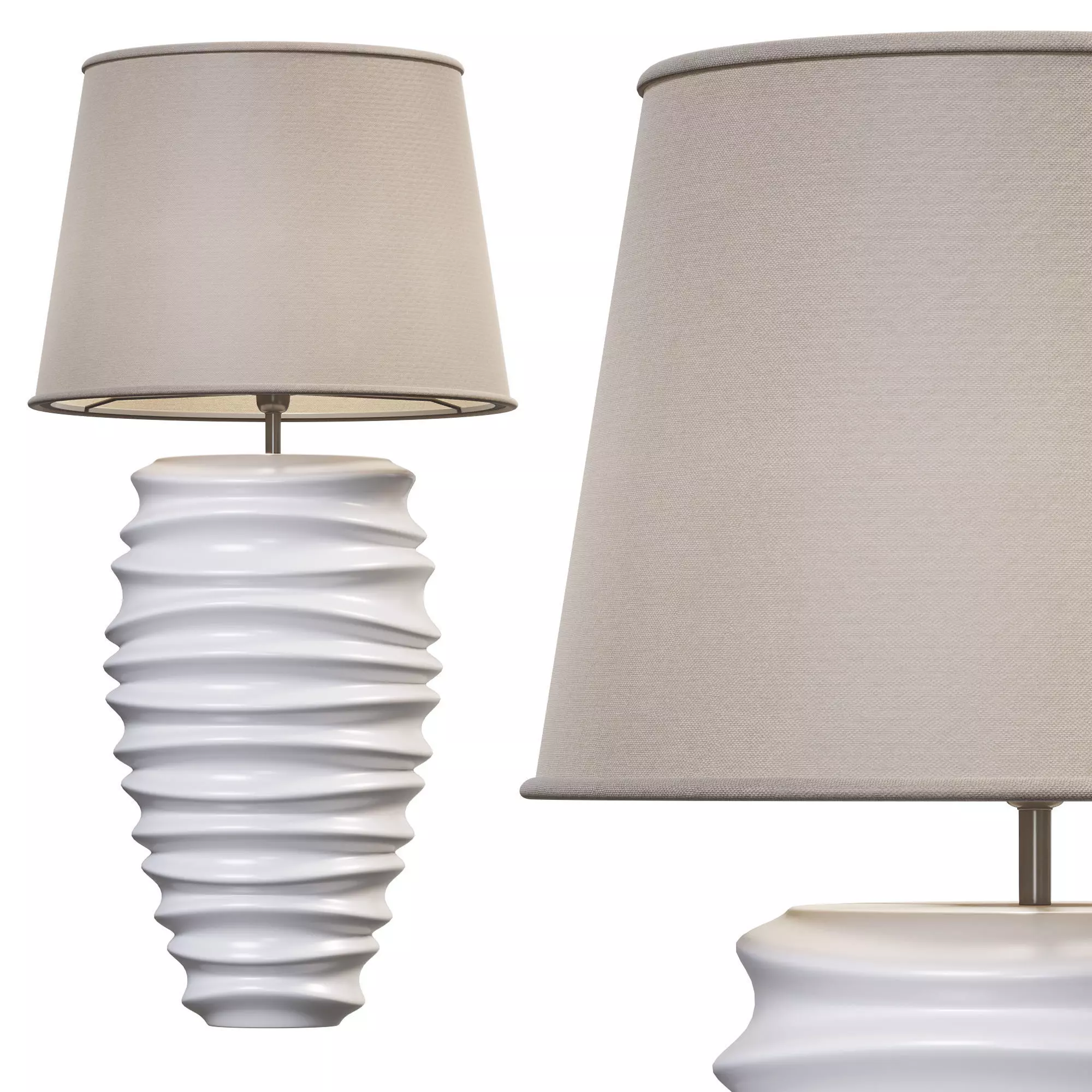 TRIER Table Lamp by Archiexpo 3D model_0