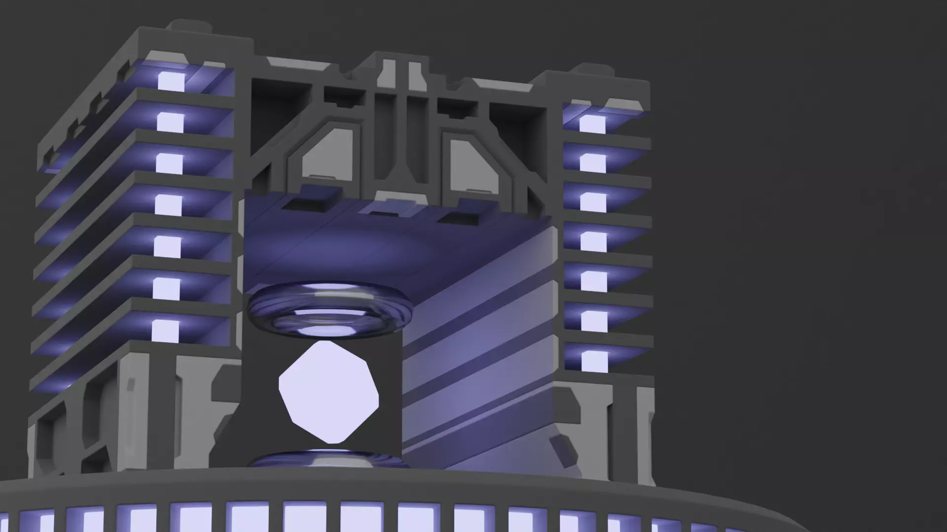 Sci Fi Tower Free 3D model_0