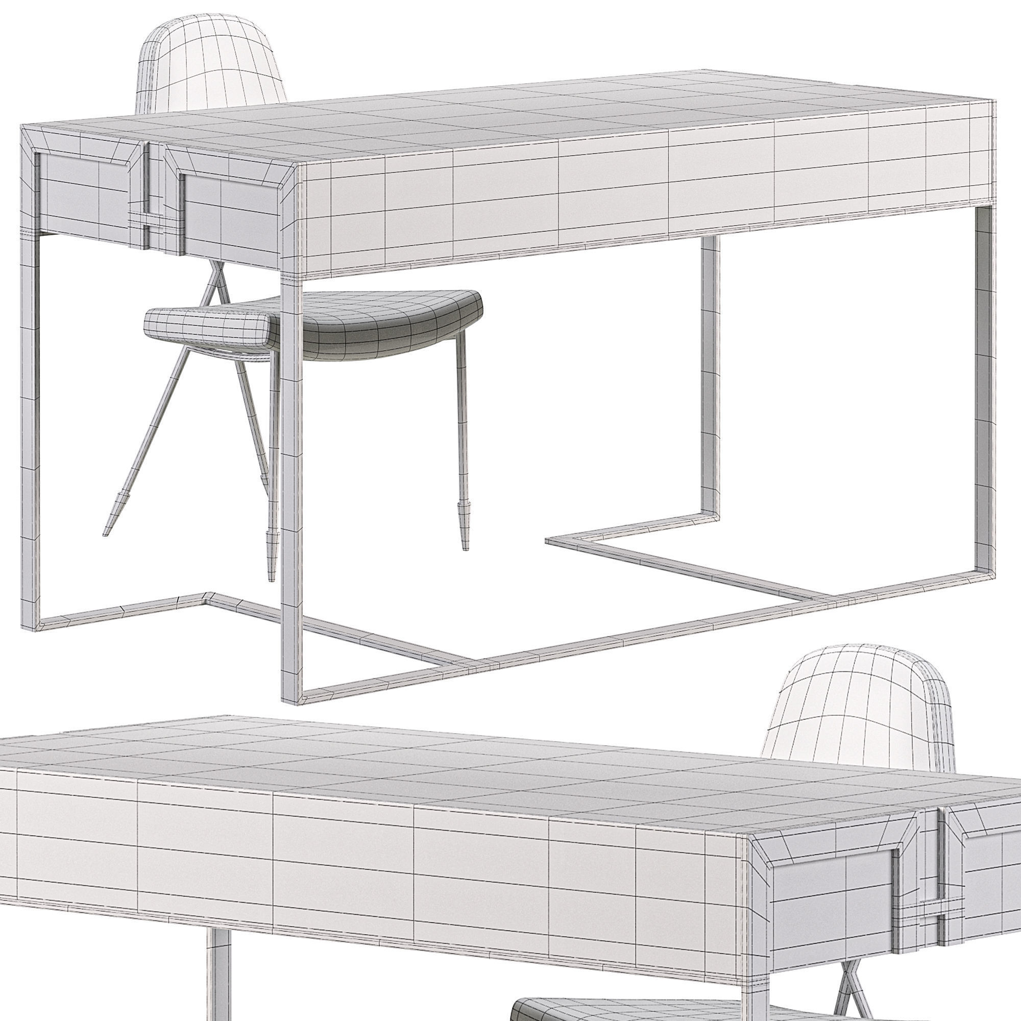 Designer console By LaLume 3D model_2