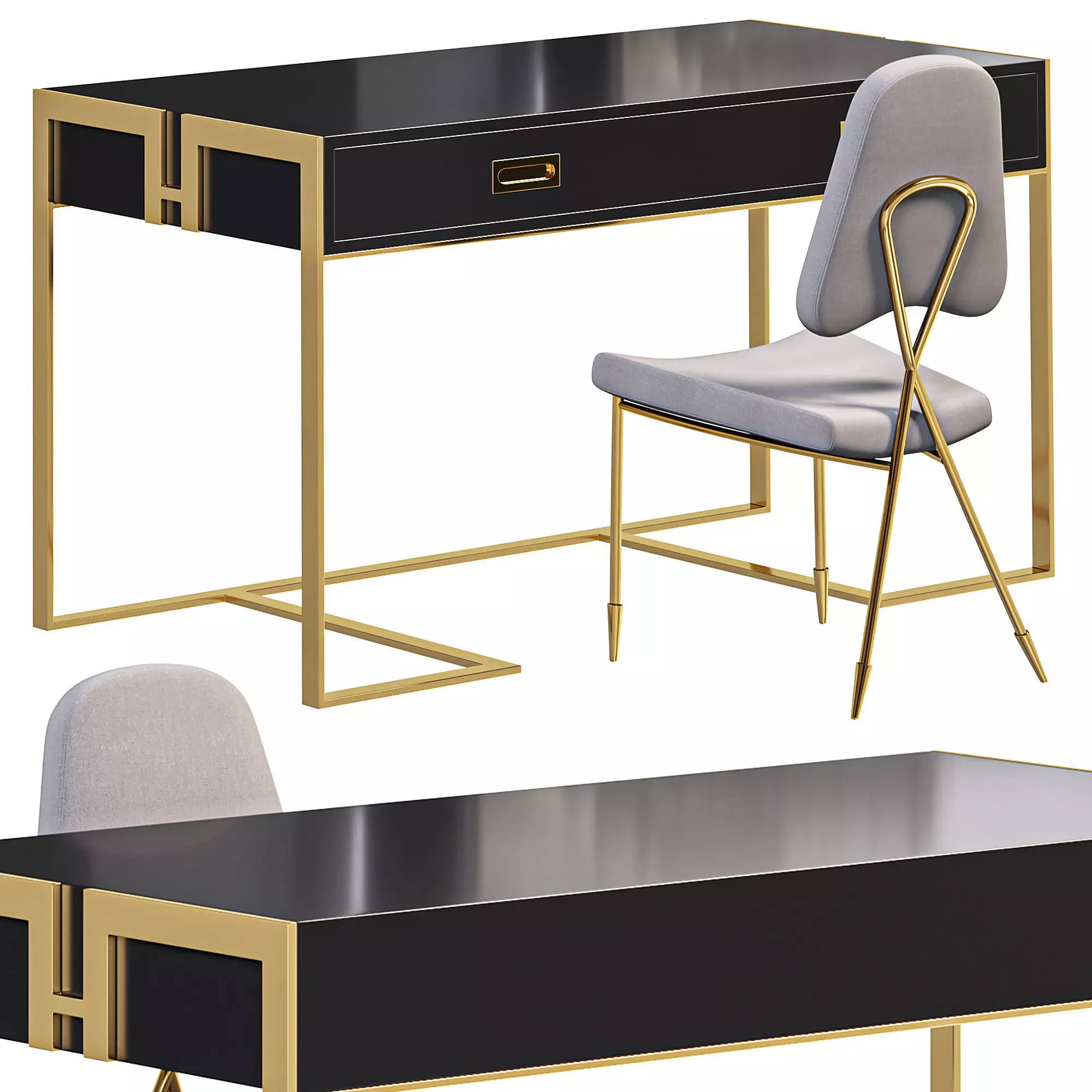 Designer console By LaLume 3D model_0