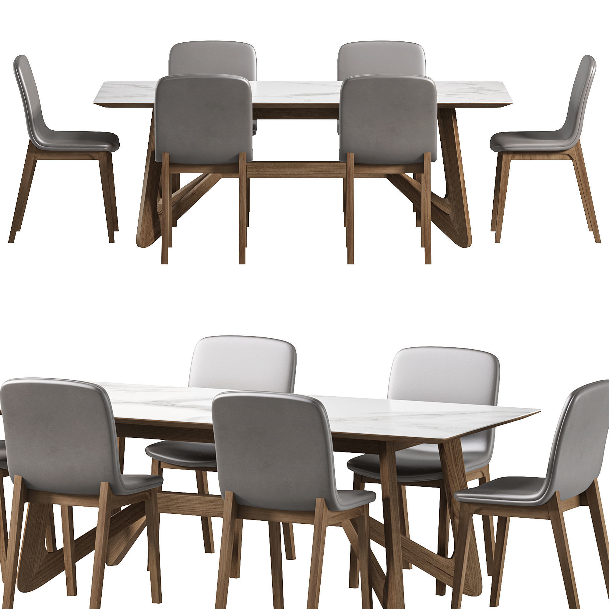 Dining Table AR21242 23 By LaLume 3D model_1