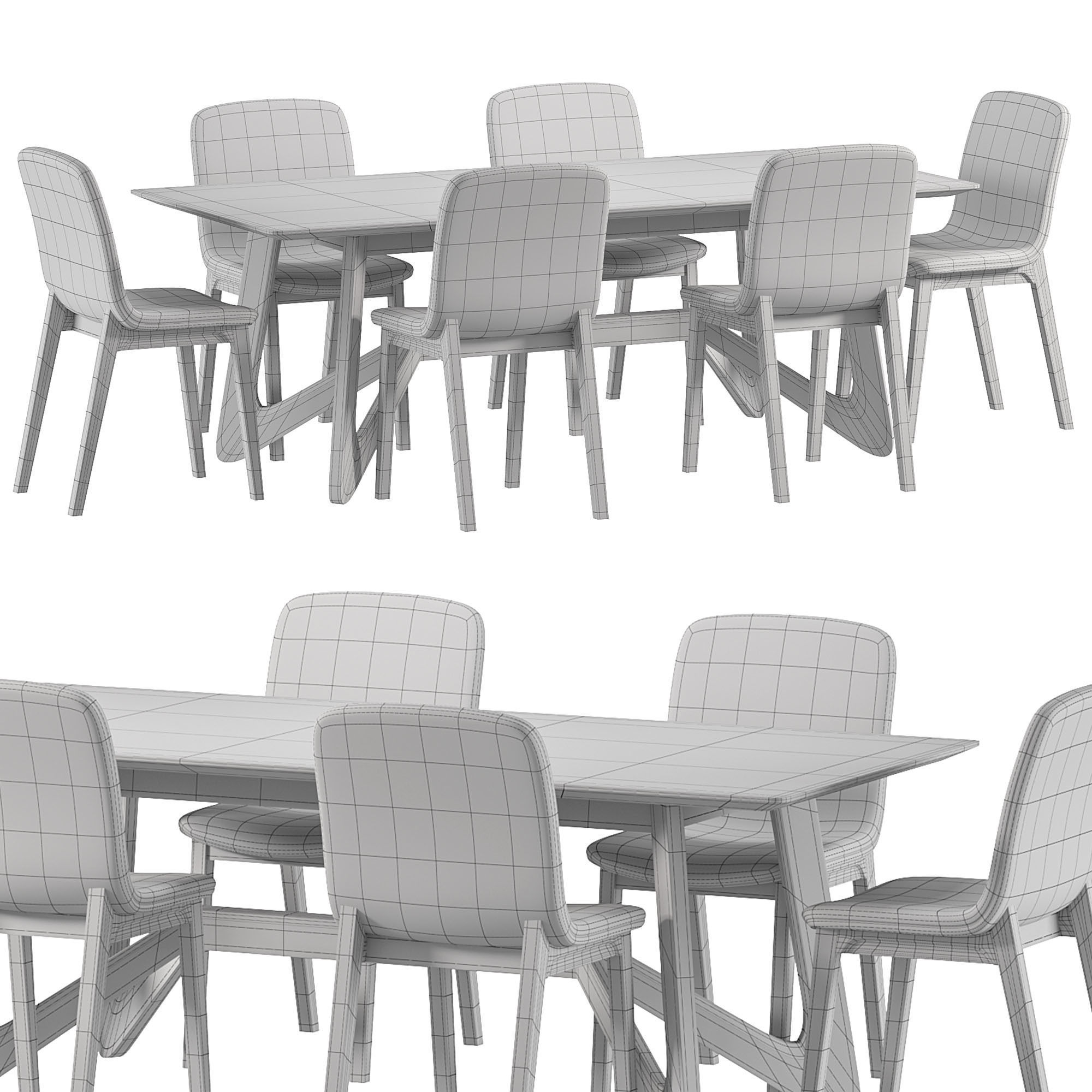 Dining Table AR21242 23 By LaLume 3D model_2