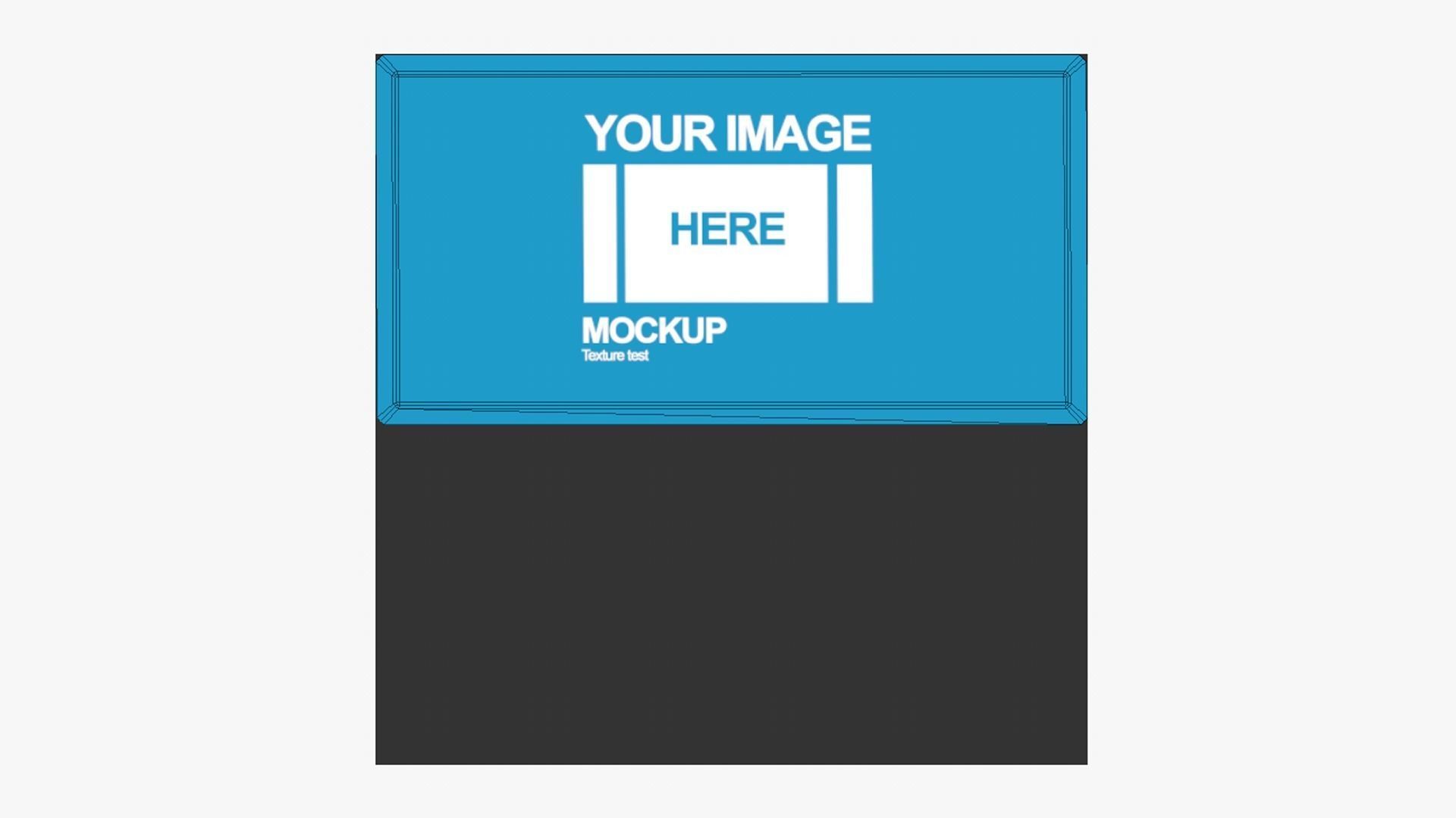 Trophy Award A01 - Blank Mock Up Basic Template Low-poly 3D model_9