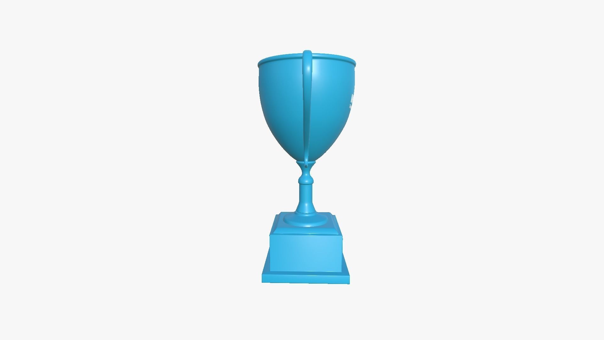 Trophy Award A01 - Blank Mock Up Basic Template Low-poly 3D model_11