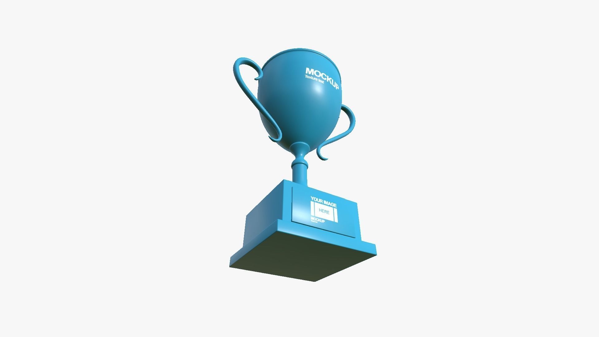 Trophy Award A01 - Blank Mock Up Basic Template Low-poly 3D model_14