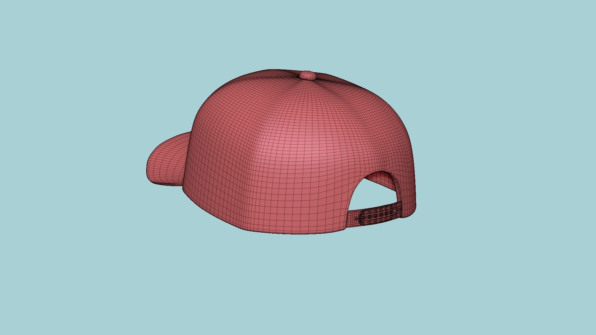 Baseball Cap A01 - Blank Mock Up Basic Template 3D model_29