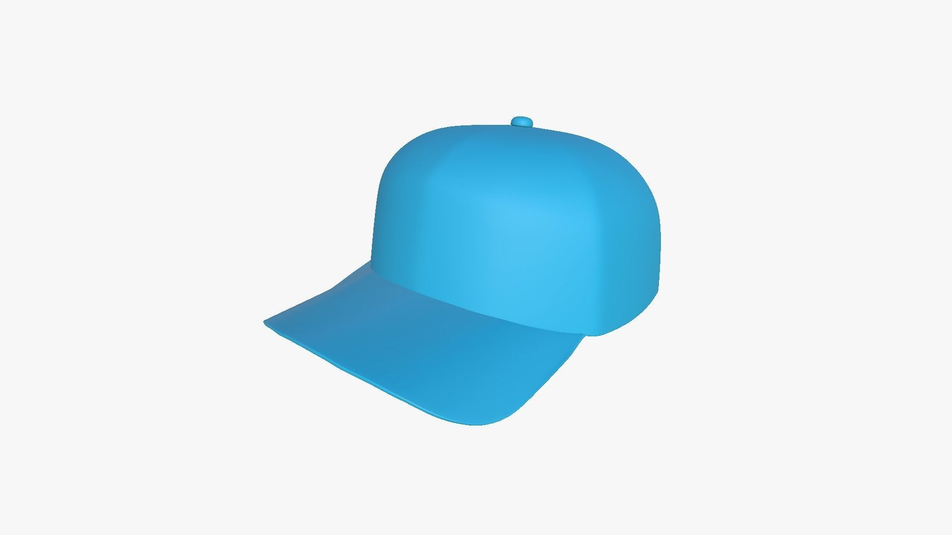 Baseball Cap A01 - Blank Mock Up Basic Template 3D model_10