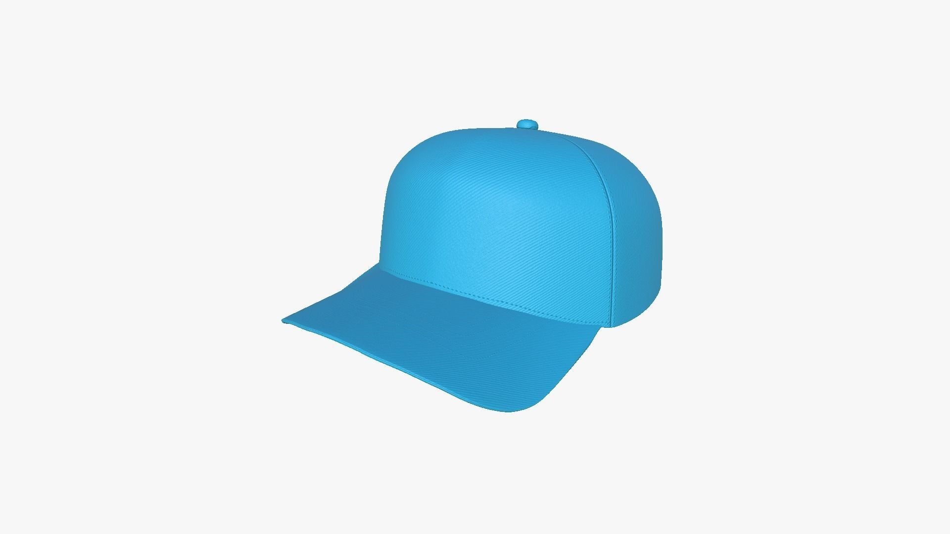 Baseball Cap A01 - Blank Mock Up Basic Template 3D model_9
