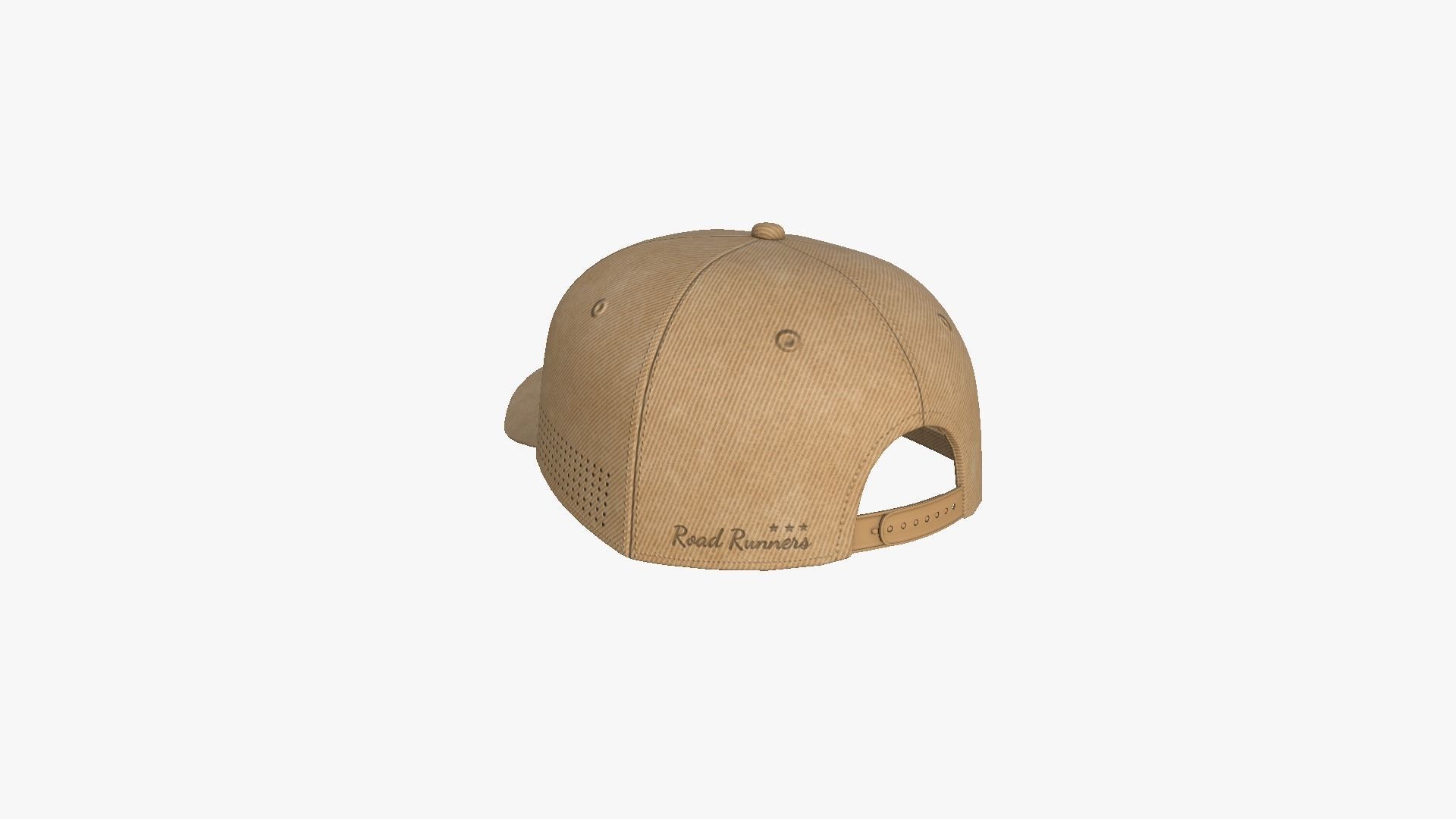 Baseball Cap A01 - Blank Mock Up Basic Template 3D model_23