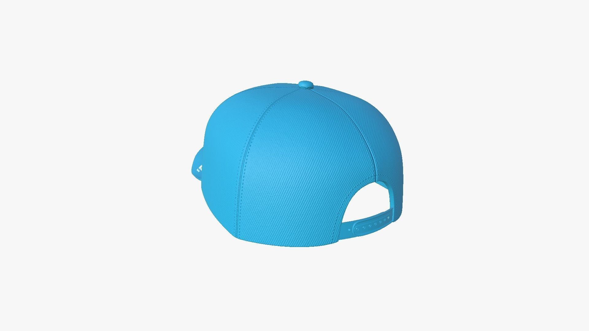 Baseball Cap A01 - Blank Mock Up Basic Template 3D model_13