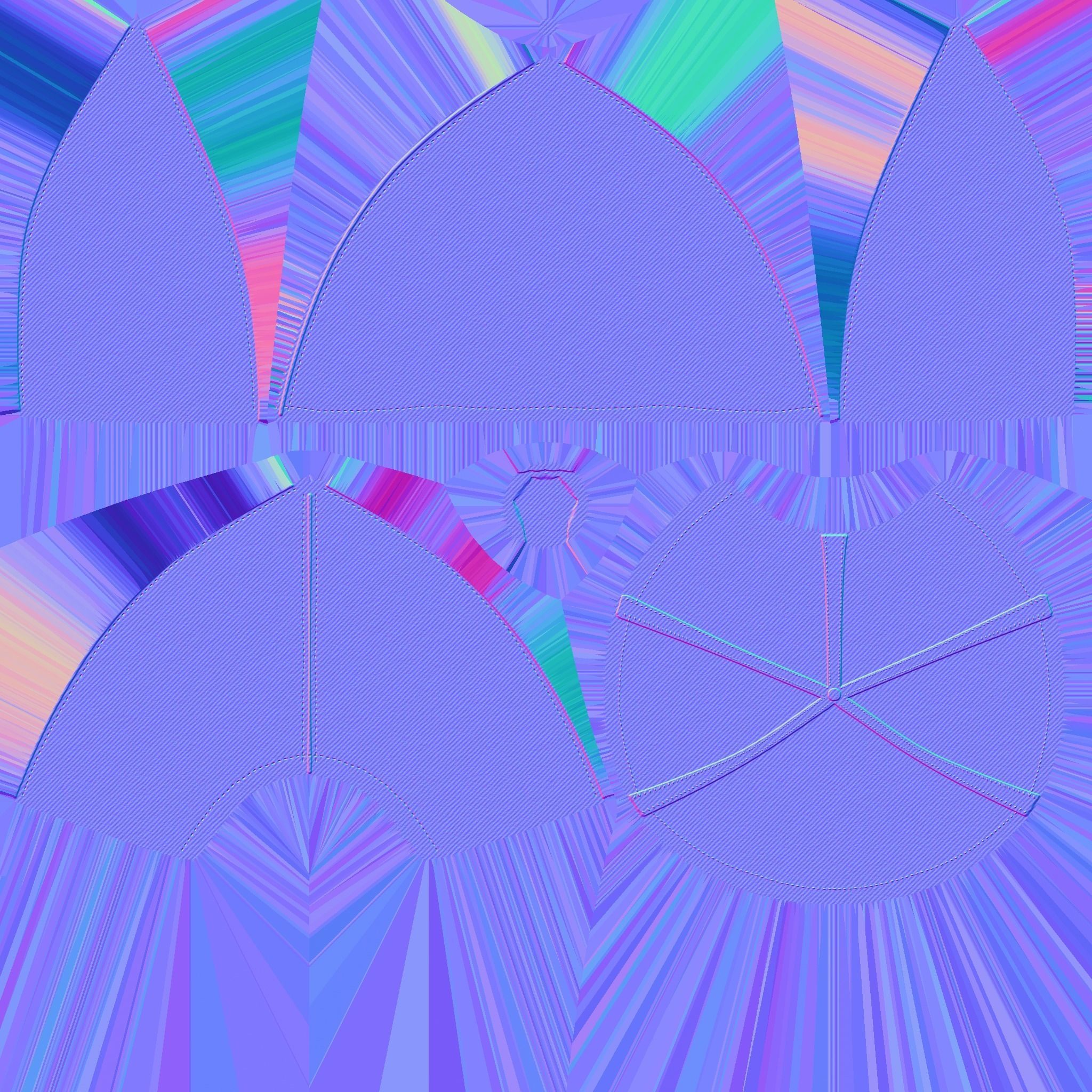 Baseball Cap A01 - Blank Mock Up Basic Template 3D model_18