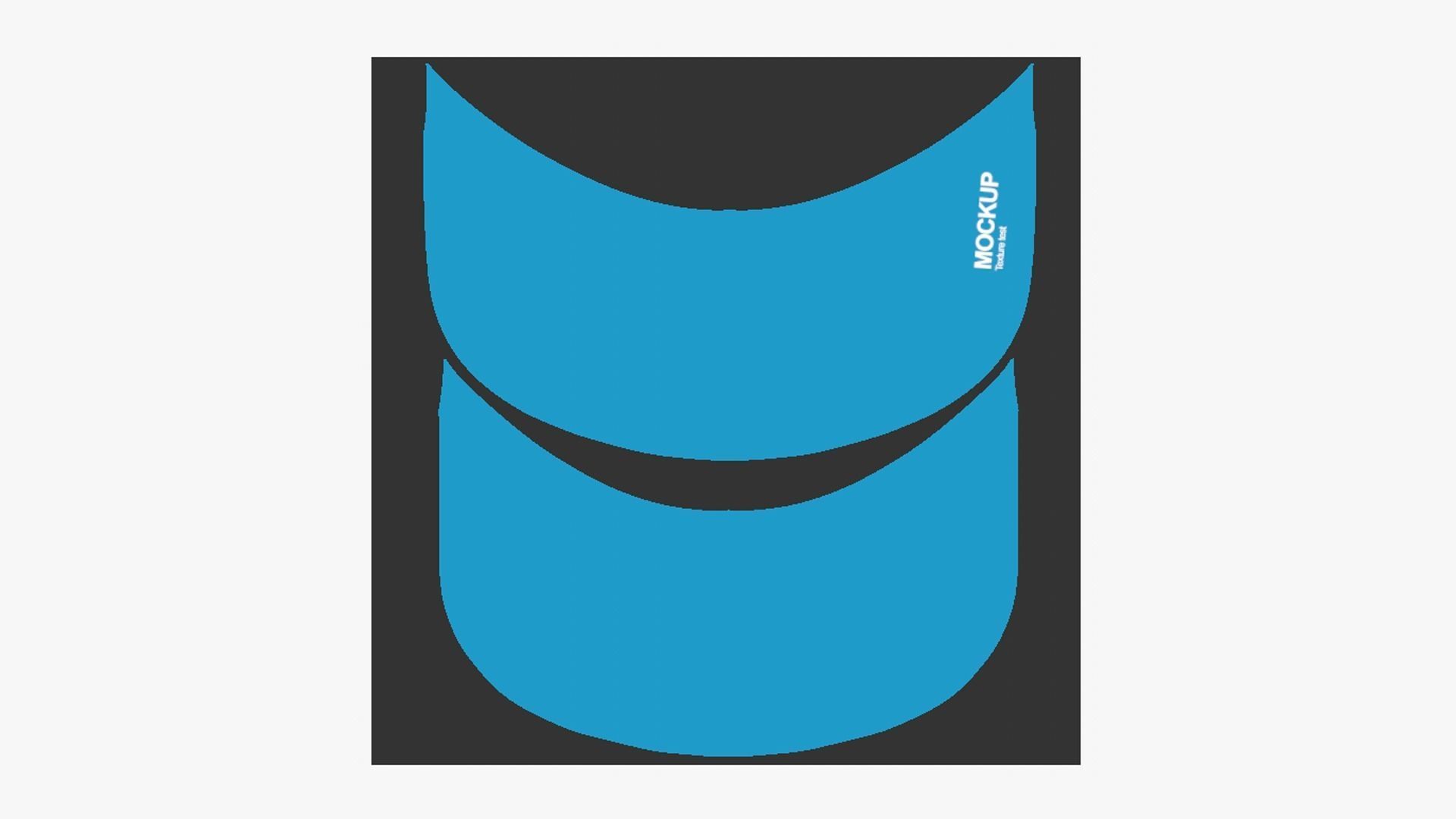 Baseball Cap A01 - Blank Mock Up Basic Template 3D model_5