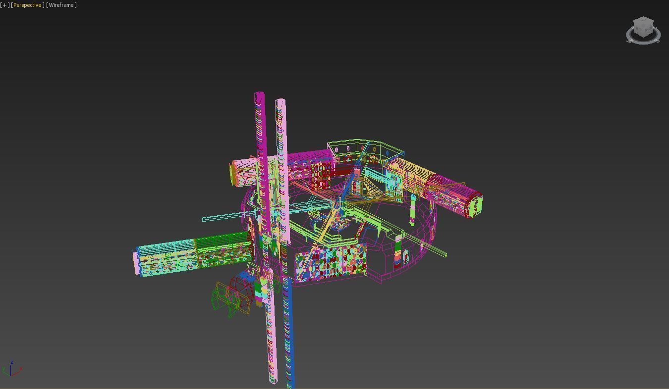 Sci-Fi Interior 3D model_14