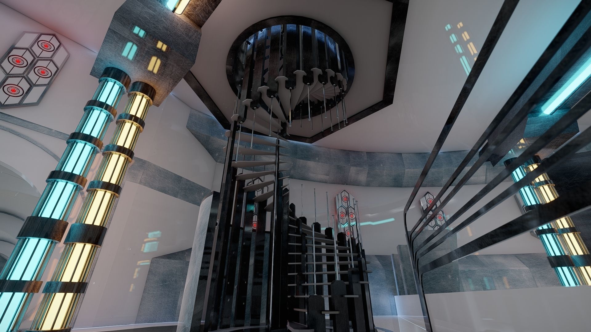 Sci-Fi Interior 3D model_10