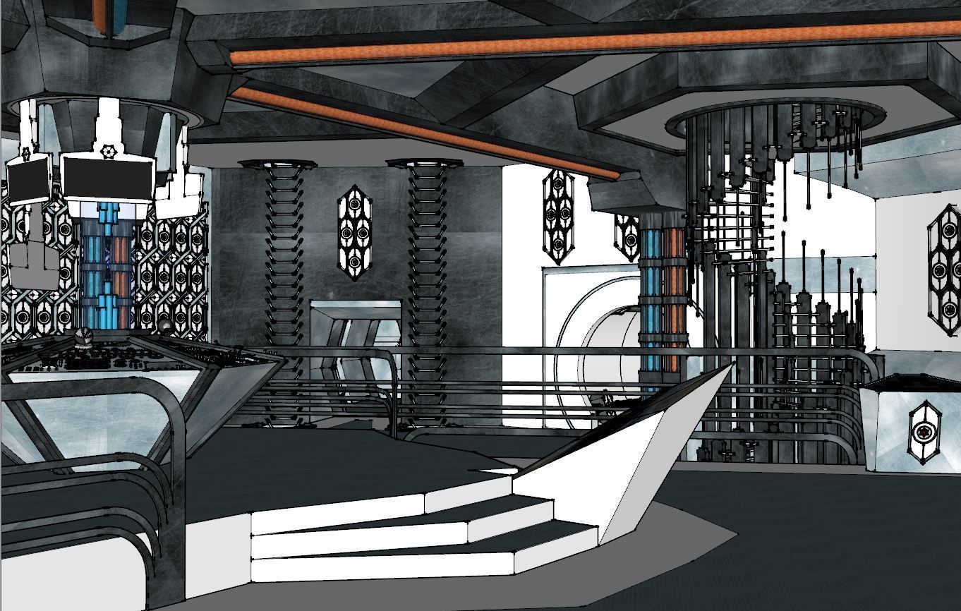Sci-Fi Interior 3D model_17
