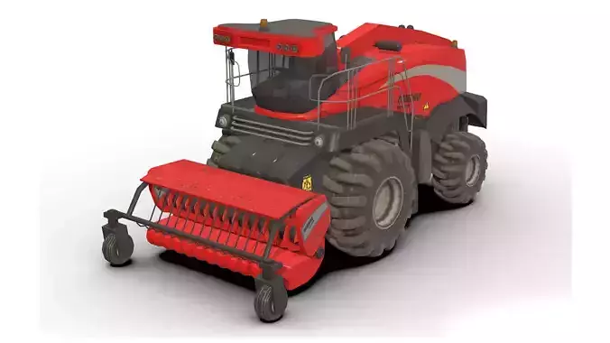 Combine Truck Low-poly 3D model