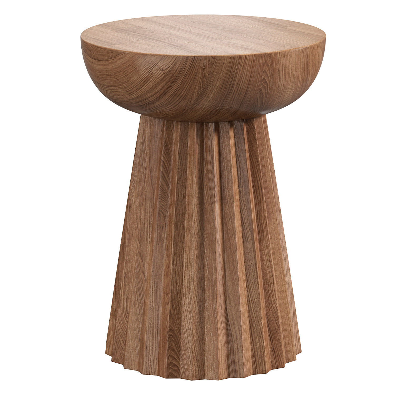 PLISSE WOOD SIDE TABLE by Vicaldesign 3D model_1
