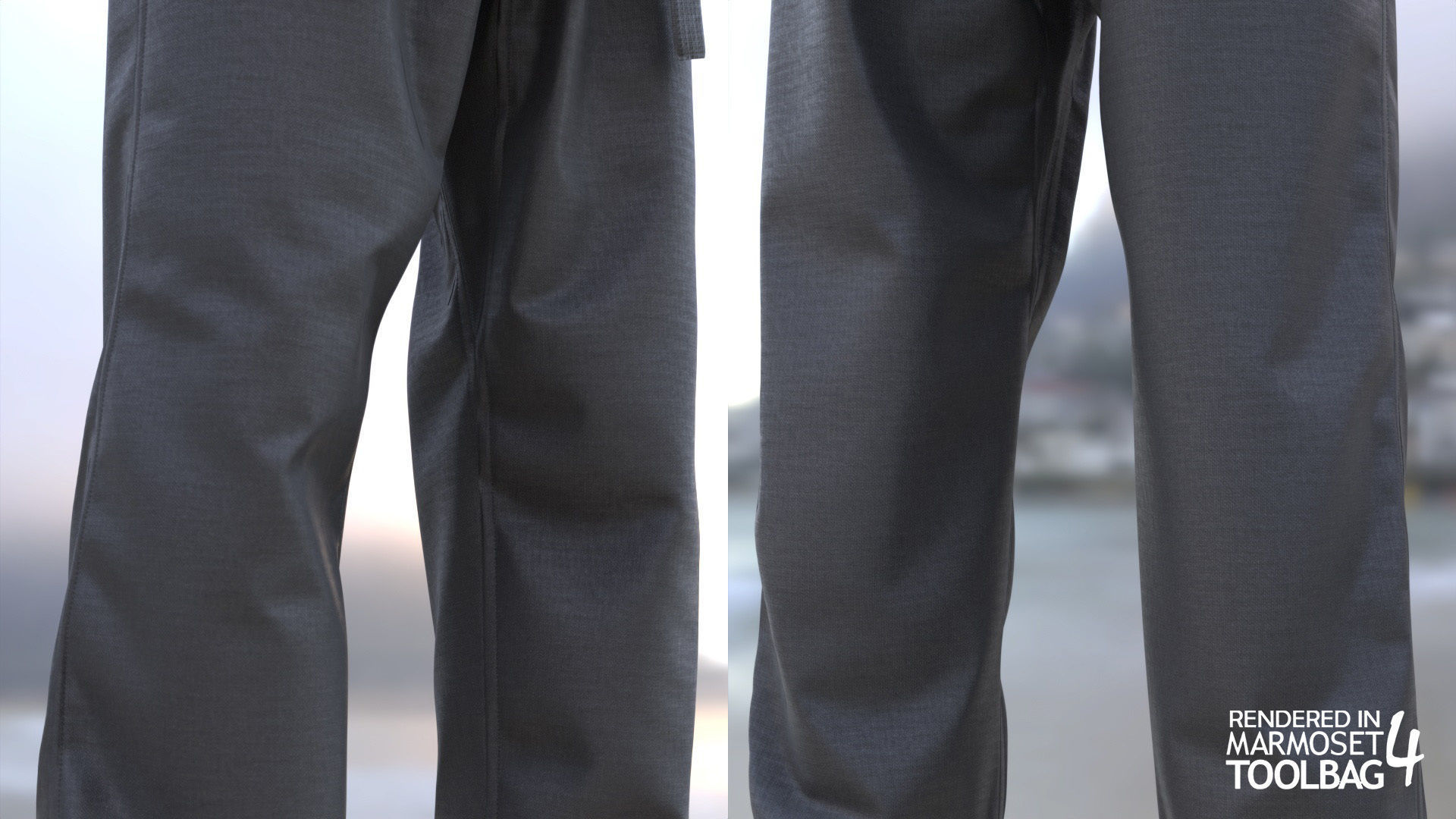 Woman - Martial Uniform 1 - Modular - Rigged Low-poly 3D model_13