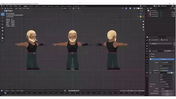 Character Gang Foger Chibi