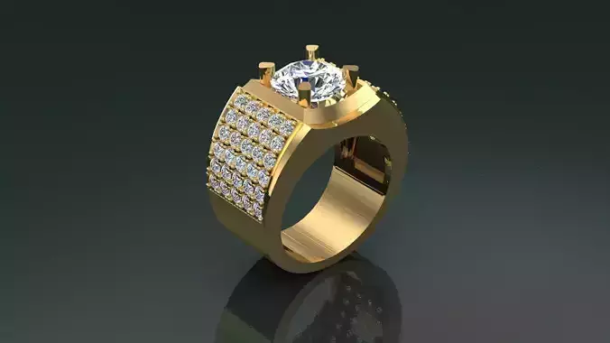 Ring Men D17 3D print model