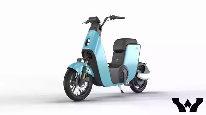 Scooter Yadea v7 3d model