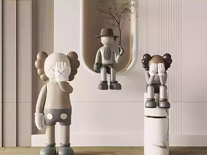 Kaws Figure 3D model