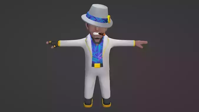 Character Gangster Molly Chibi