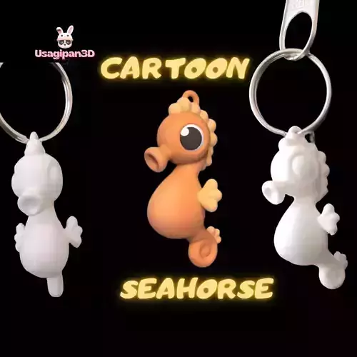 Cartoon Seahorse