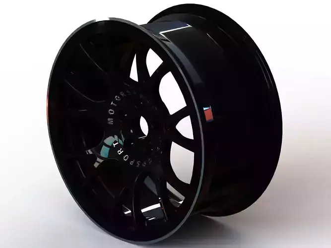 BBS CH-R Black Wheel with Painted Finish Rim 19 inches