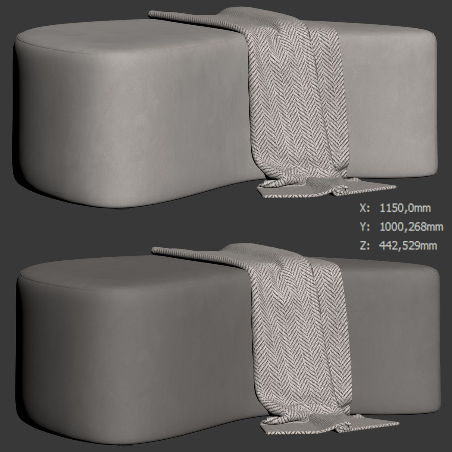 Carmen Stool by Brayden Studio 3D model_4